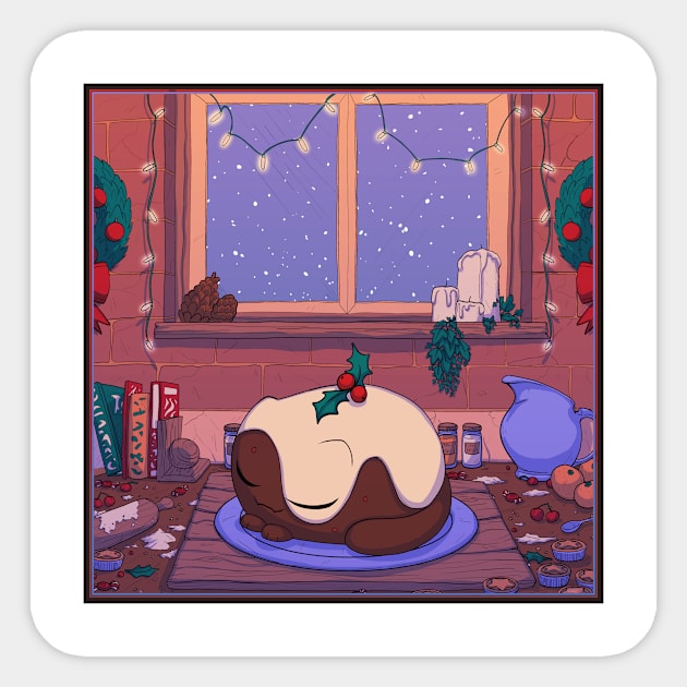 Pudkitt's Cozy Christmas Sticker by The Last Shaymin